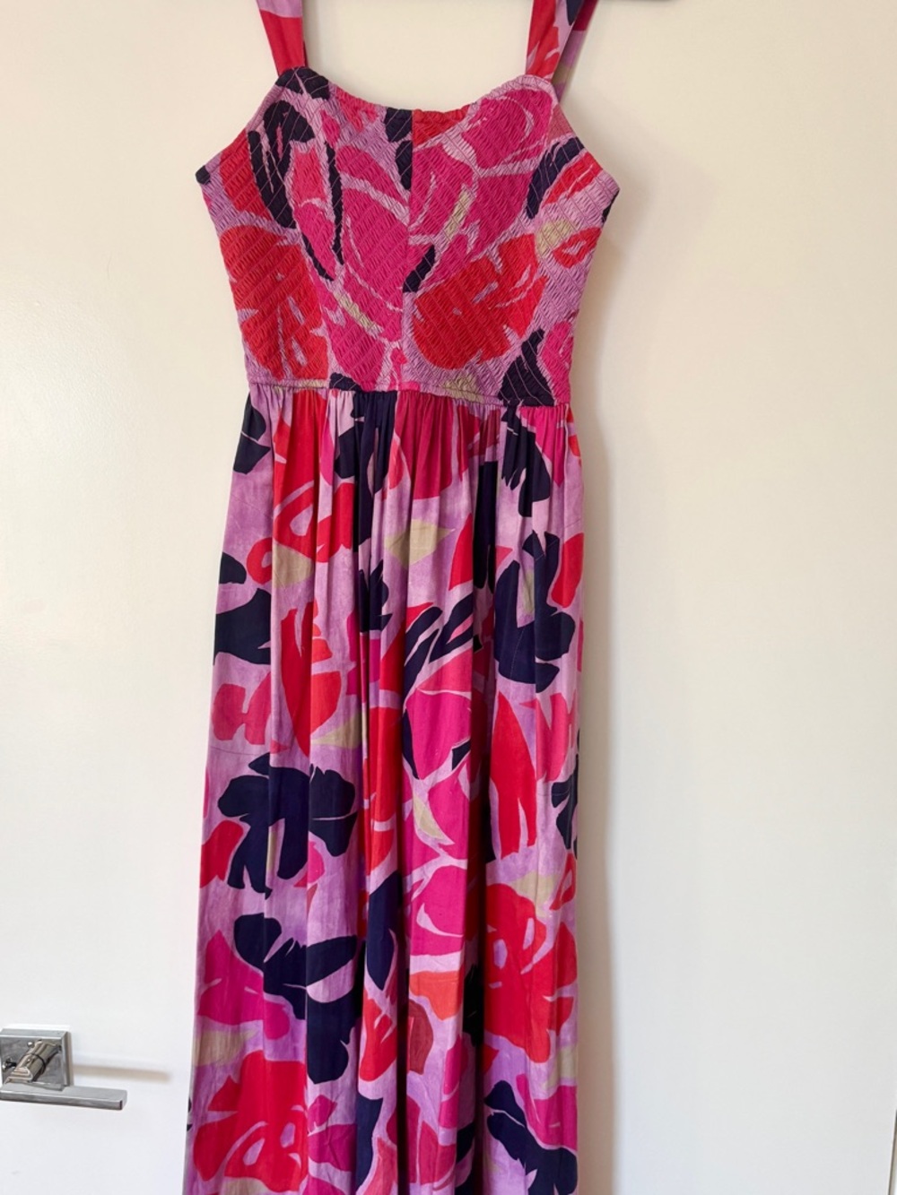 NIC+ZOE Pink Red Purple Floral Maxi Dress